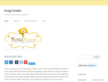 Tablet Screenshot of fungifoodie.com